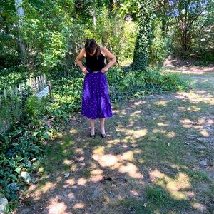 Vintage Chaus purple midi/maxi skirt